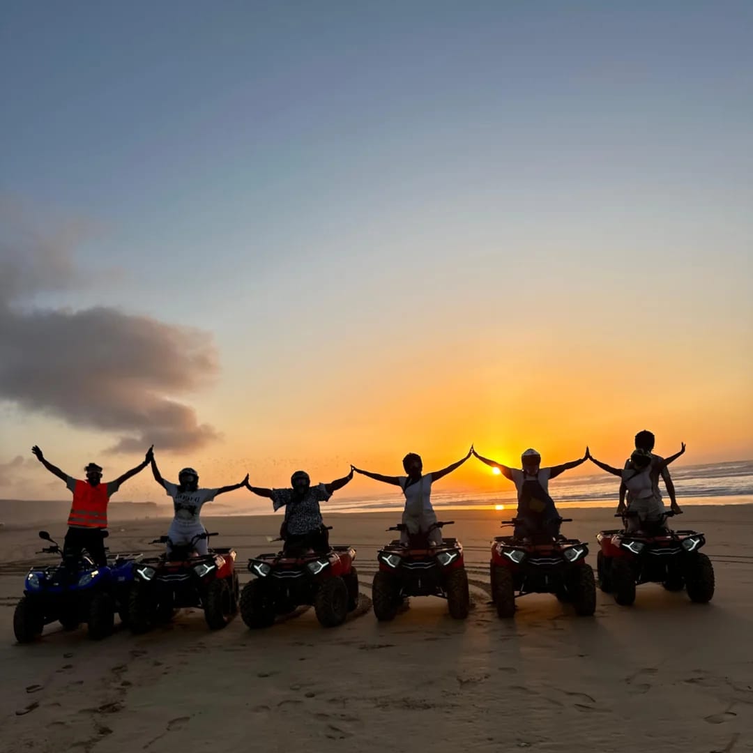 Quad biking Agadir beach adventure
